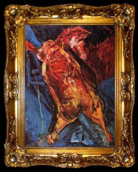 framed  Chaim Soutine Carcass of Beef, ta009-2